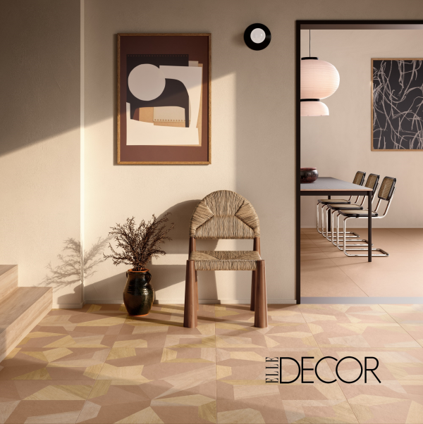 Elle Decor draws inspiration from Alda Merini and celebrates the wood effect elle%20decor - Ceramica del Conca